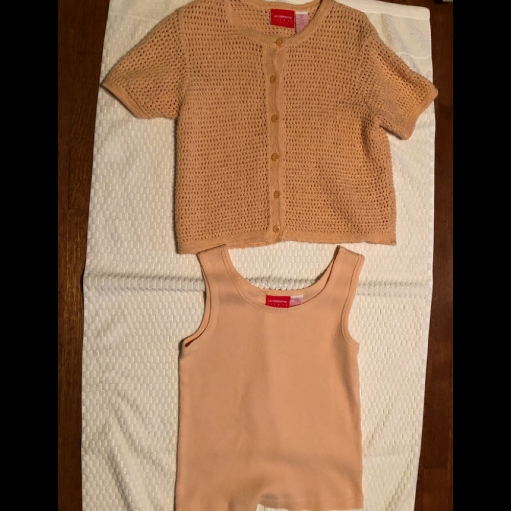 Tank/sweater set